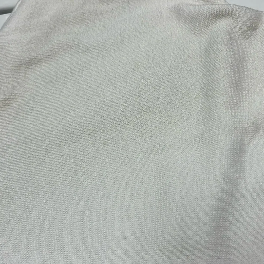 Michael Kors Cream Short Sleeve Cardigan Sweater Tunic with Beige Belt- Small - Image 12