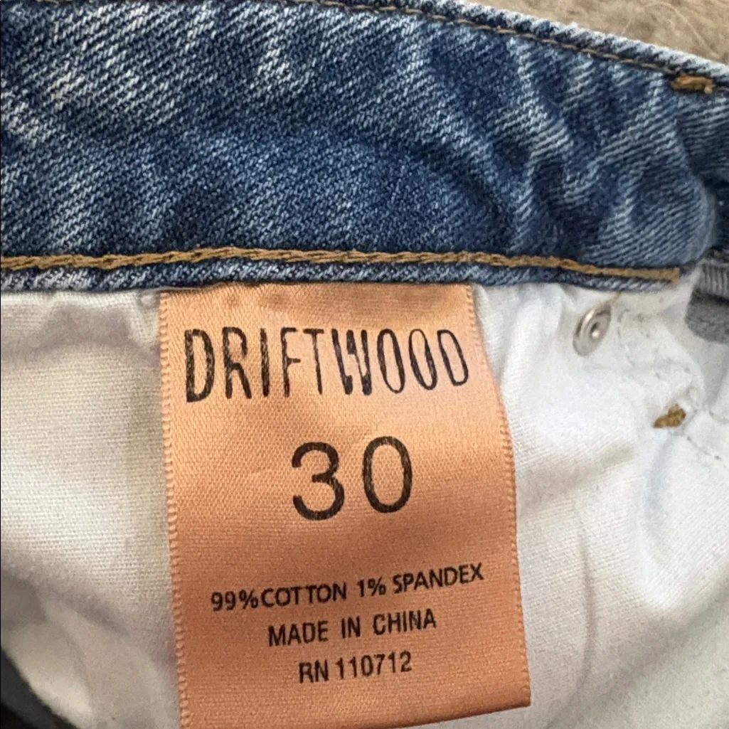 Driftwood Jill Aztec Embroidered Denim Bermuda Shorts - Image 7