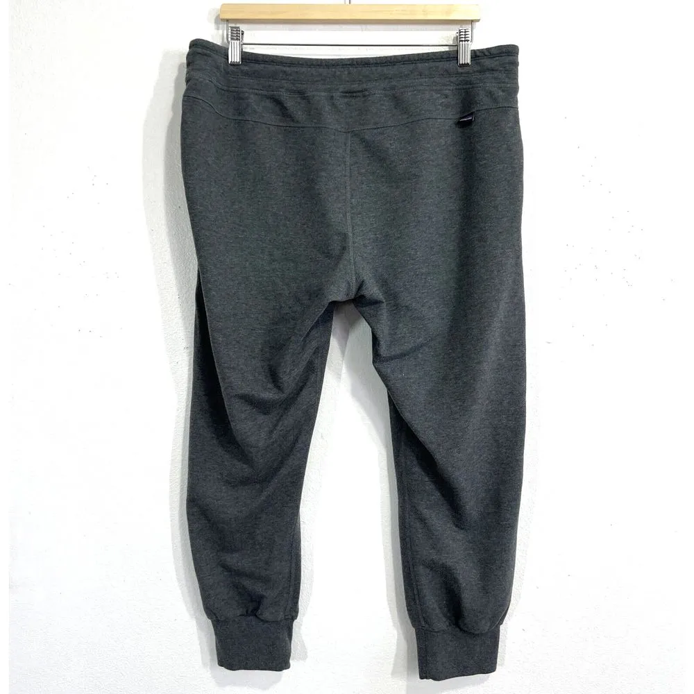 Patagonia Women's Large Ahnya Organic Cotton‎ Drawstring Gray Joggers Pants - Image 2