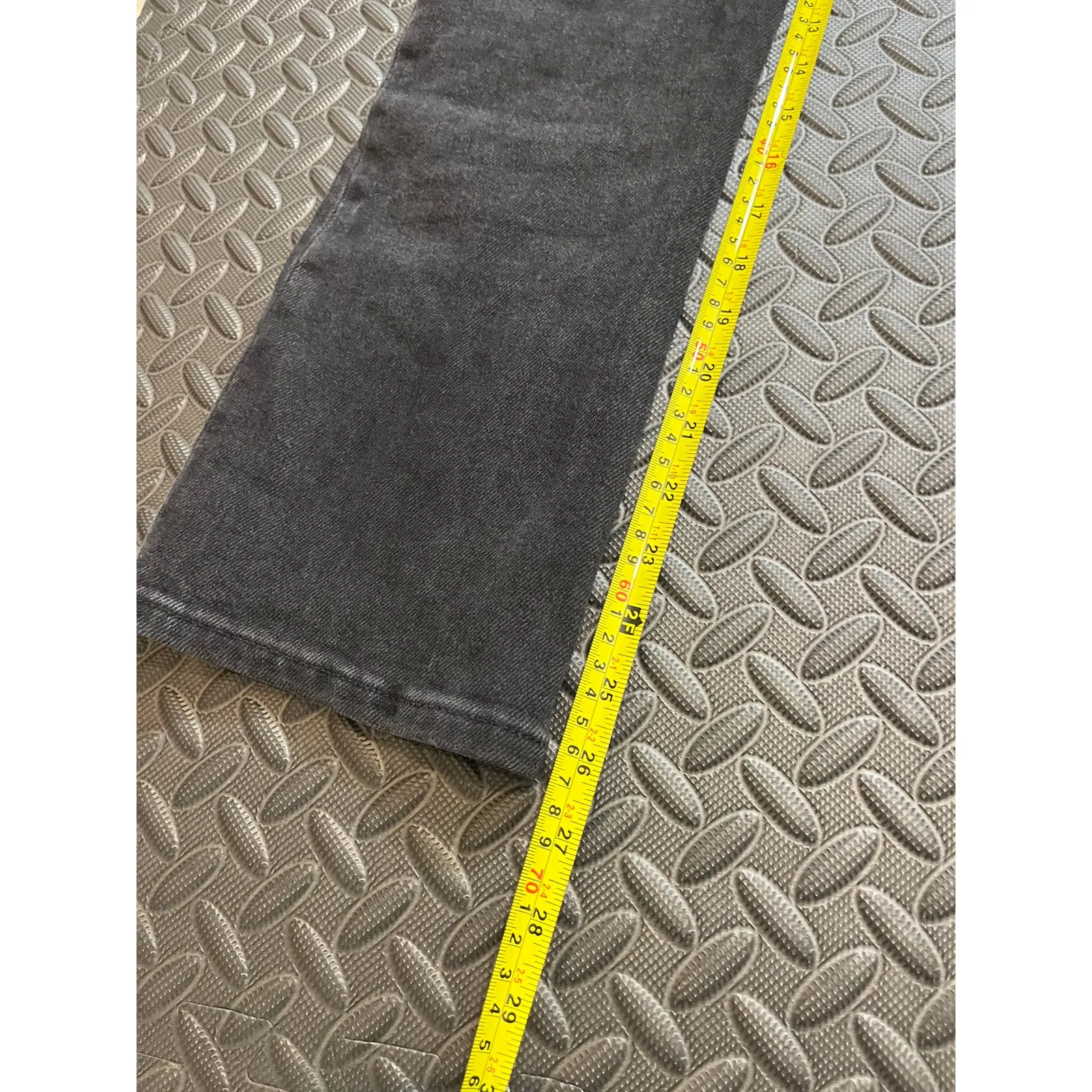 Madewell Cali Demi Boot Cut Jeans Size 25‎ Black MB455 Pants Wide Leg Womens - Image 8