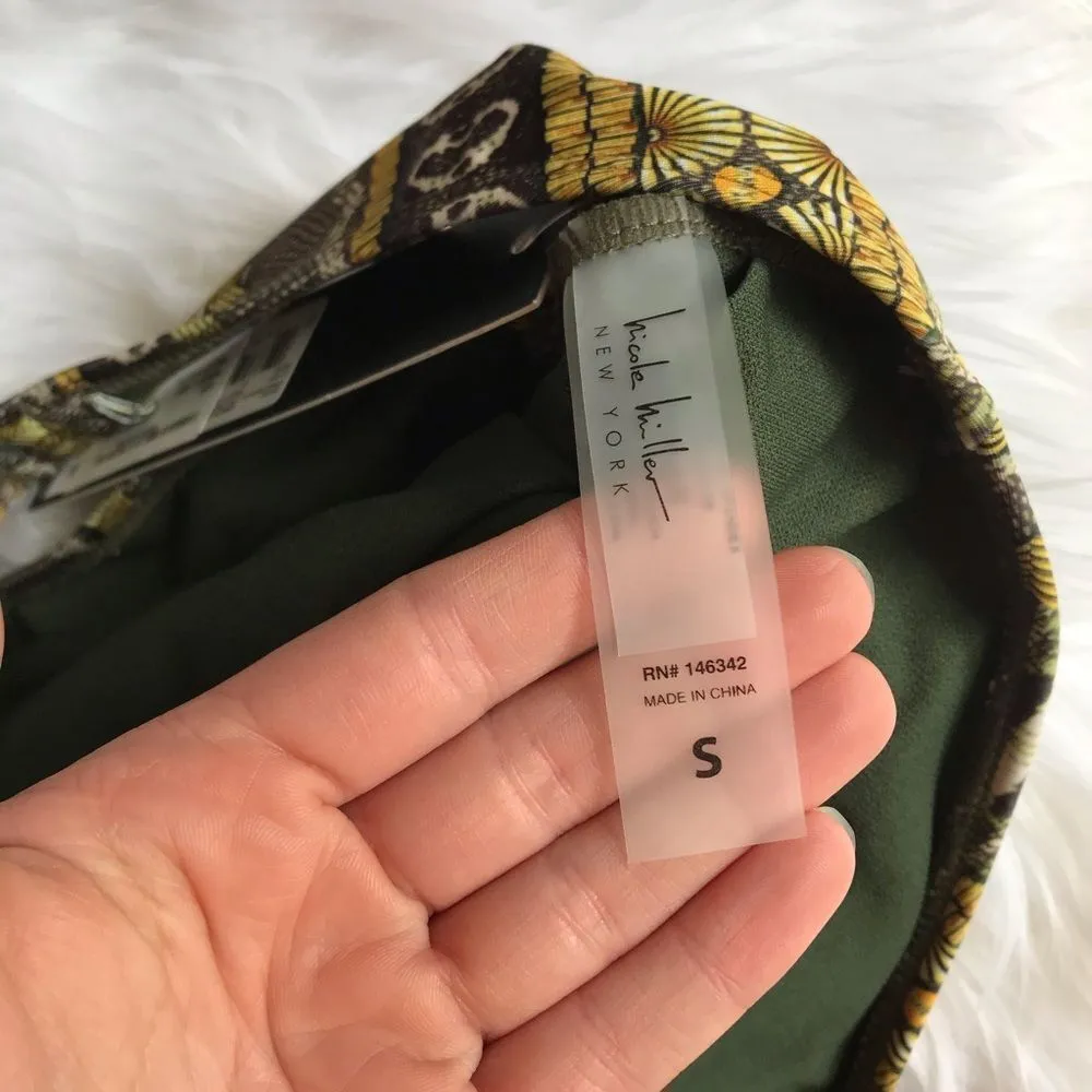 NWT Nicole Miller halter key hole one piece‎ - Image 7