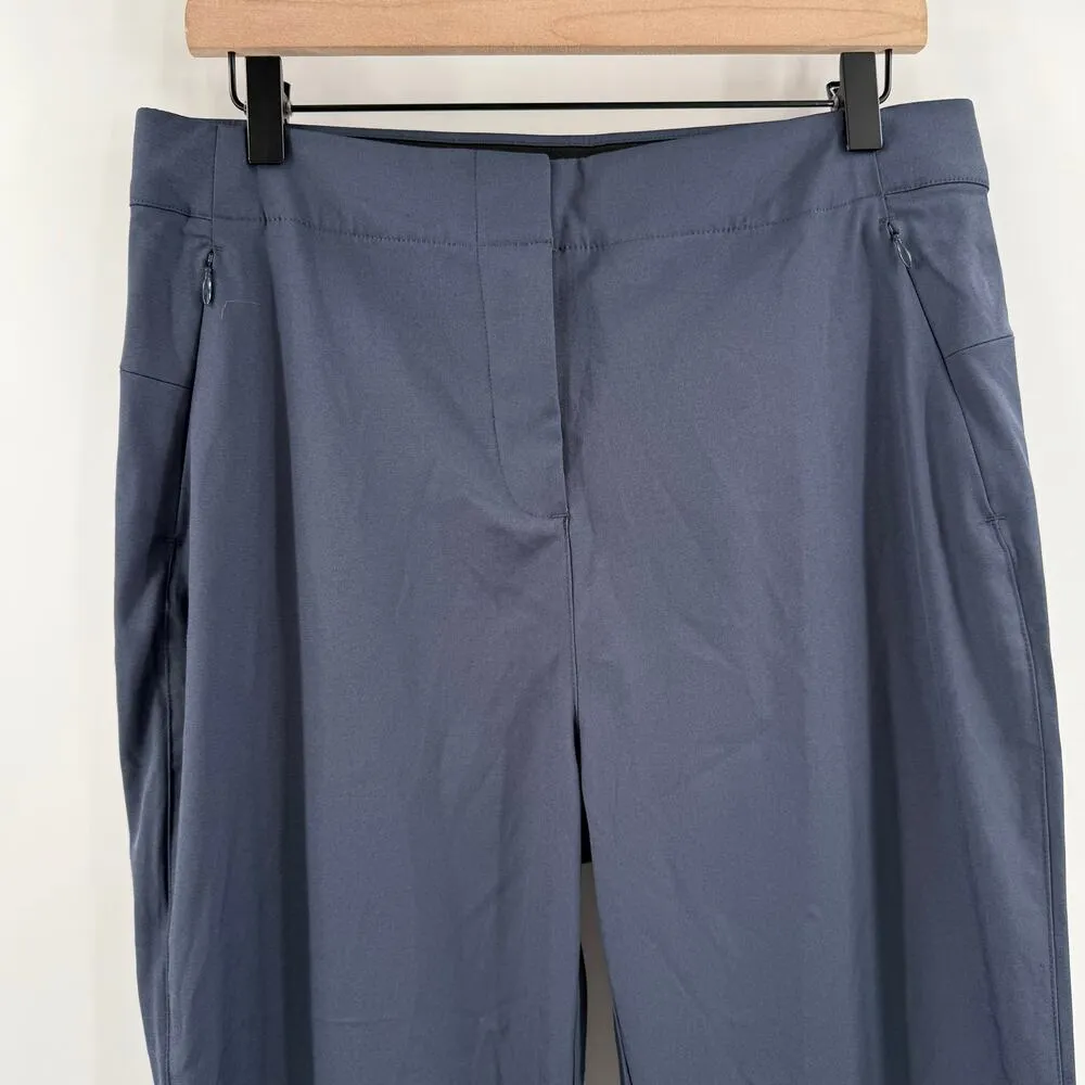 LOLE Miles Pants Size 10 Navy NWOT Tech Zipper Pockets Anytime Athleisure NEW - Image 12