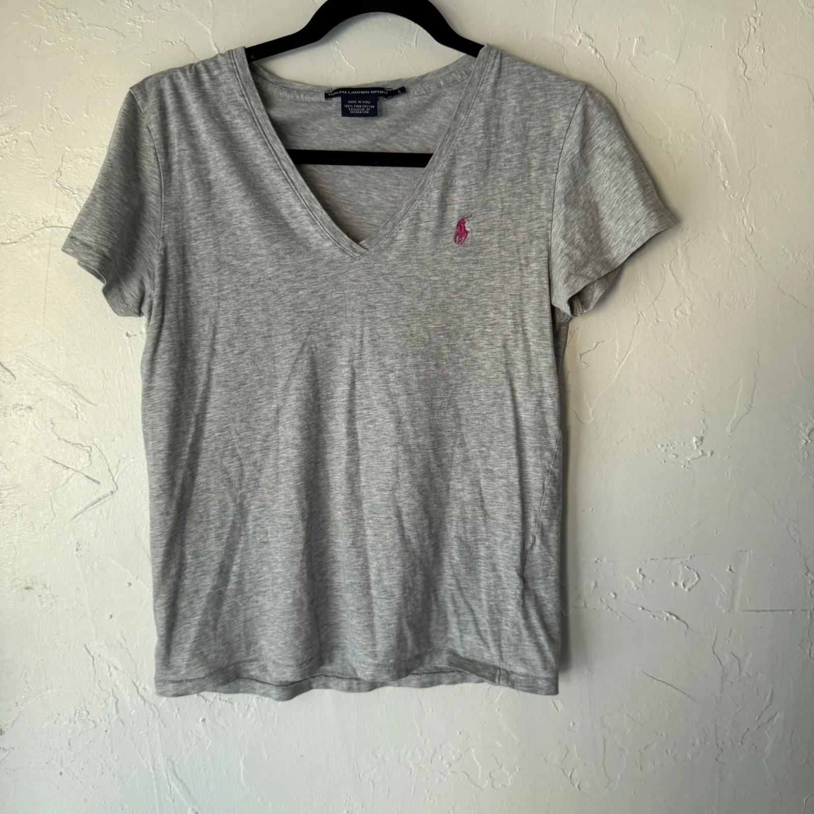 Polo Ralph Lauren Striped T Shirt Womens Large Crew Neck Top Preppy Set Of 2 - Image 3