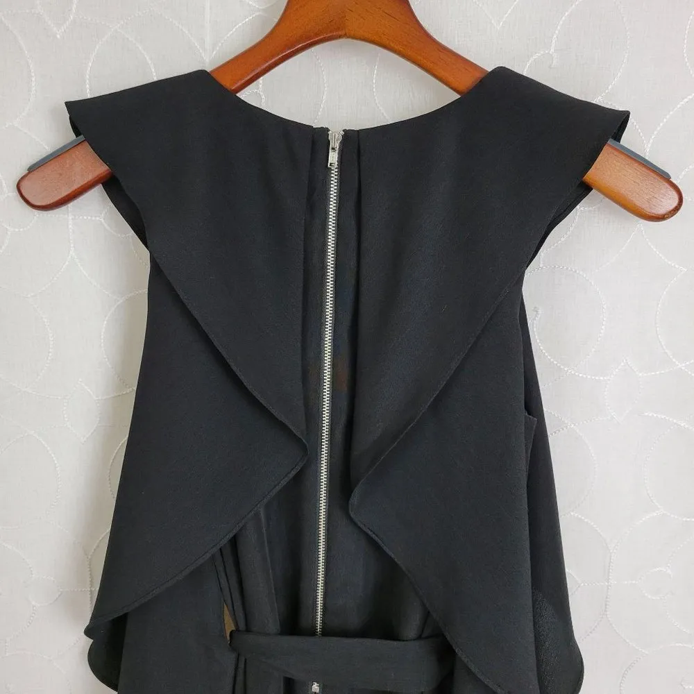 Guess by Marciano Women's Black Ruffle Dress XS - Image 4