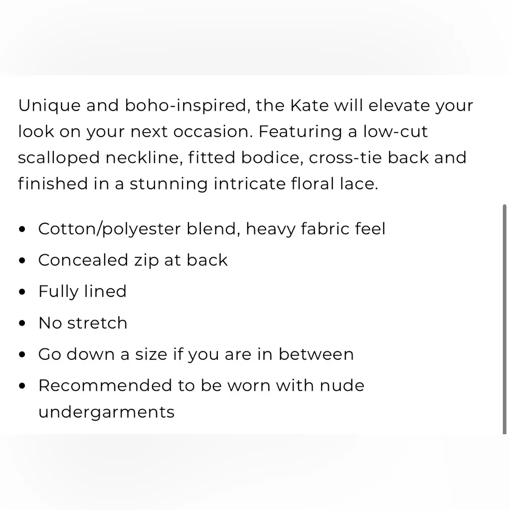 Two Sisters Kate Lace Open Back Dress* - Image 13