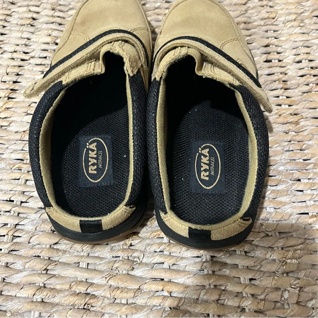 Ryka terrain strap mule Shoes Size 8 Suede Beige Cushioning NEW - Image 6