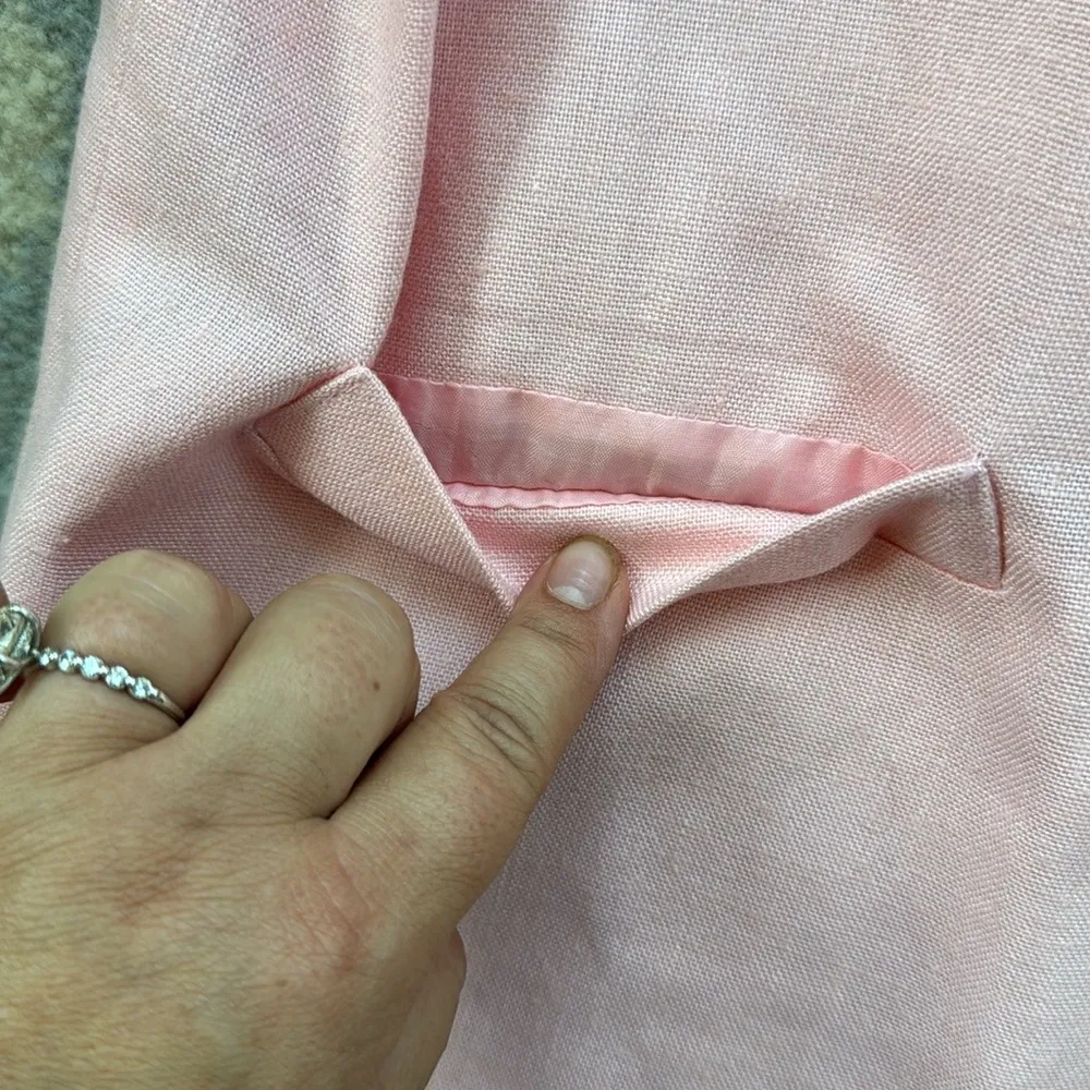 Vintage Personal Blazer Light Pink 14 - Image 2