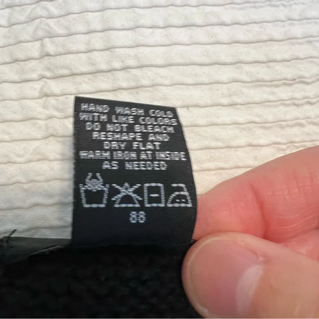 Designers Original Christmas sweater trees embroidered cardigan size MP Black - Image 9