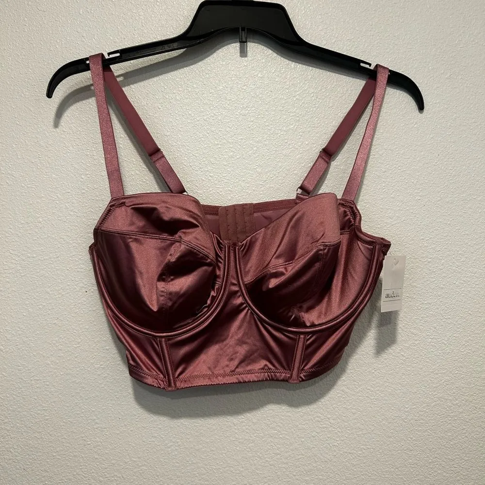 Auden Satin Mauve Corset NWT XXL Pink - Image 2