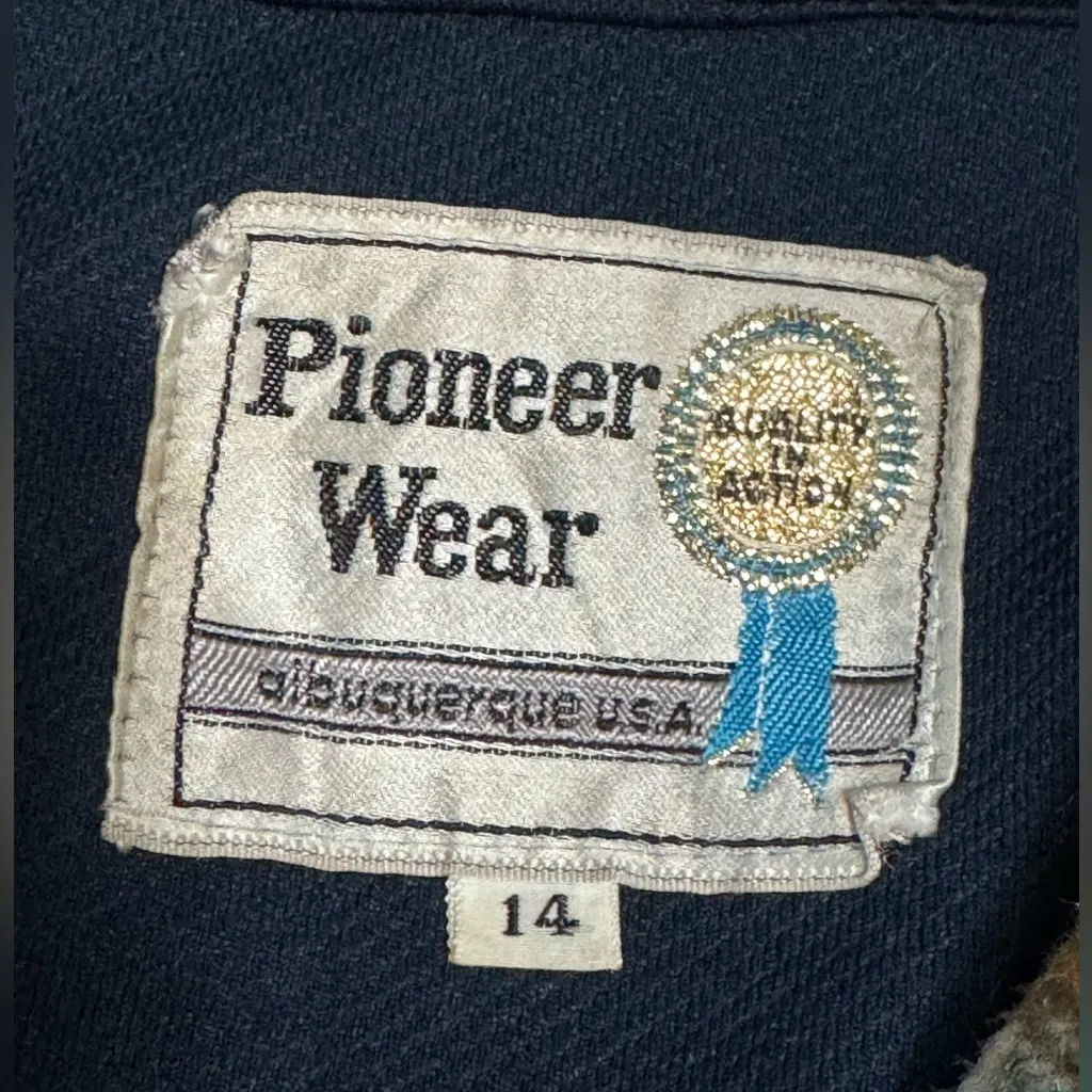 Vintage Pioneer Wear Jacket Size 14 Pink Size L - Image 11
