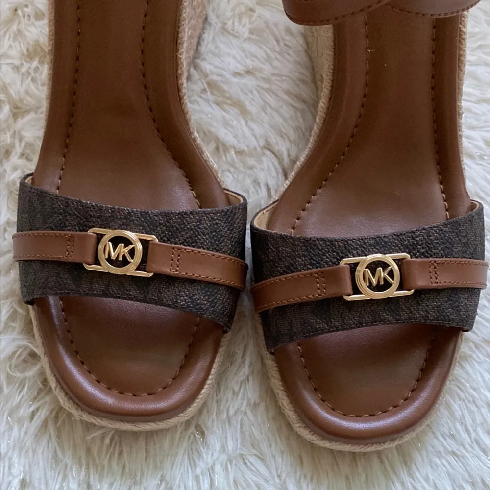 NWT

Michael Kors
Mandy Espadrille Wedge Sandals - Image 4