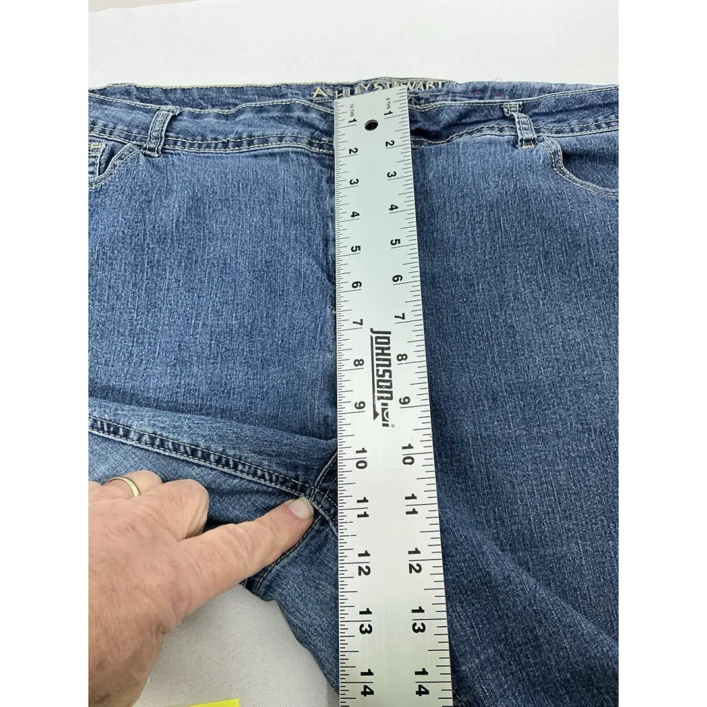 Womans Ashley Stewart Tall Skinny Blue Jeans Size 18T 0152/A-5 - Image 6