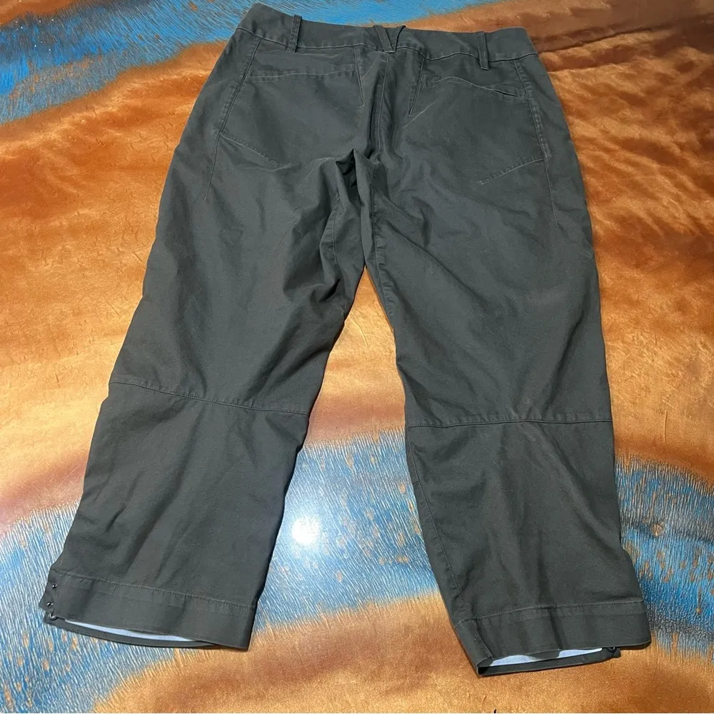 Arc'teryx A2B Chino Trim Fit Green crop pants 8 nylon cotton cycling biking - Image 9