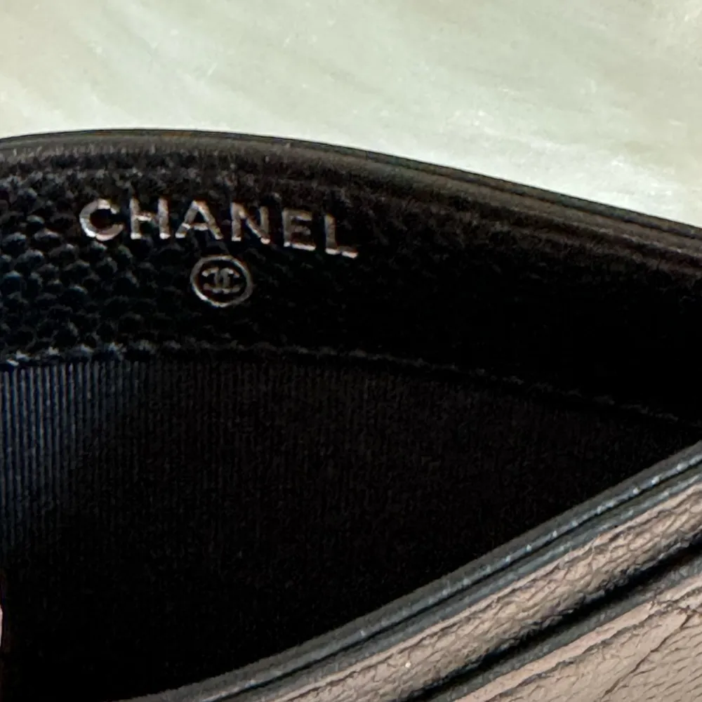 Interlocking CC Logo Card Holder black caviar - Image 6