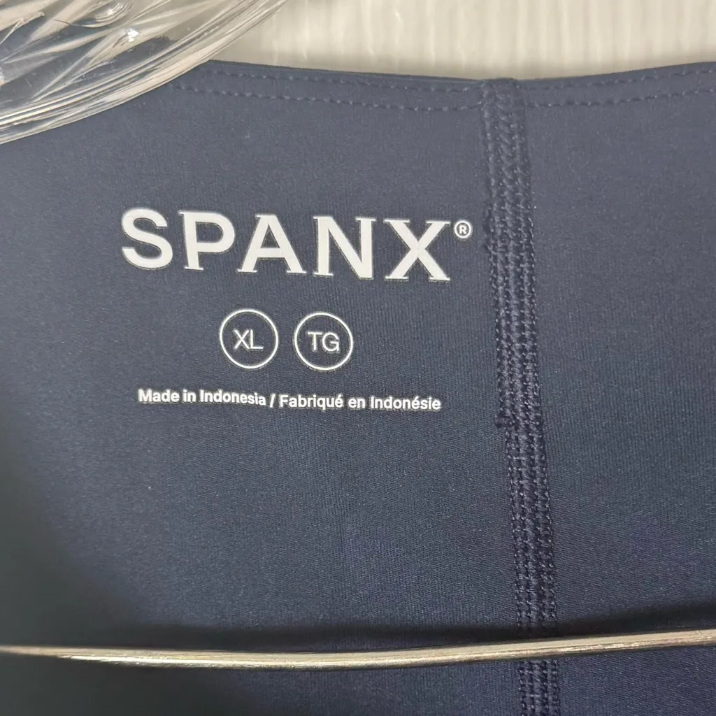 Spanx Get Moving Zip Front Dress in Navy XL - Image 7