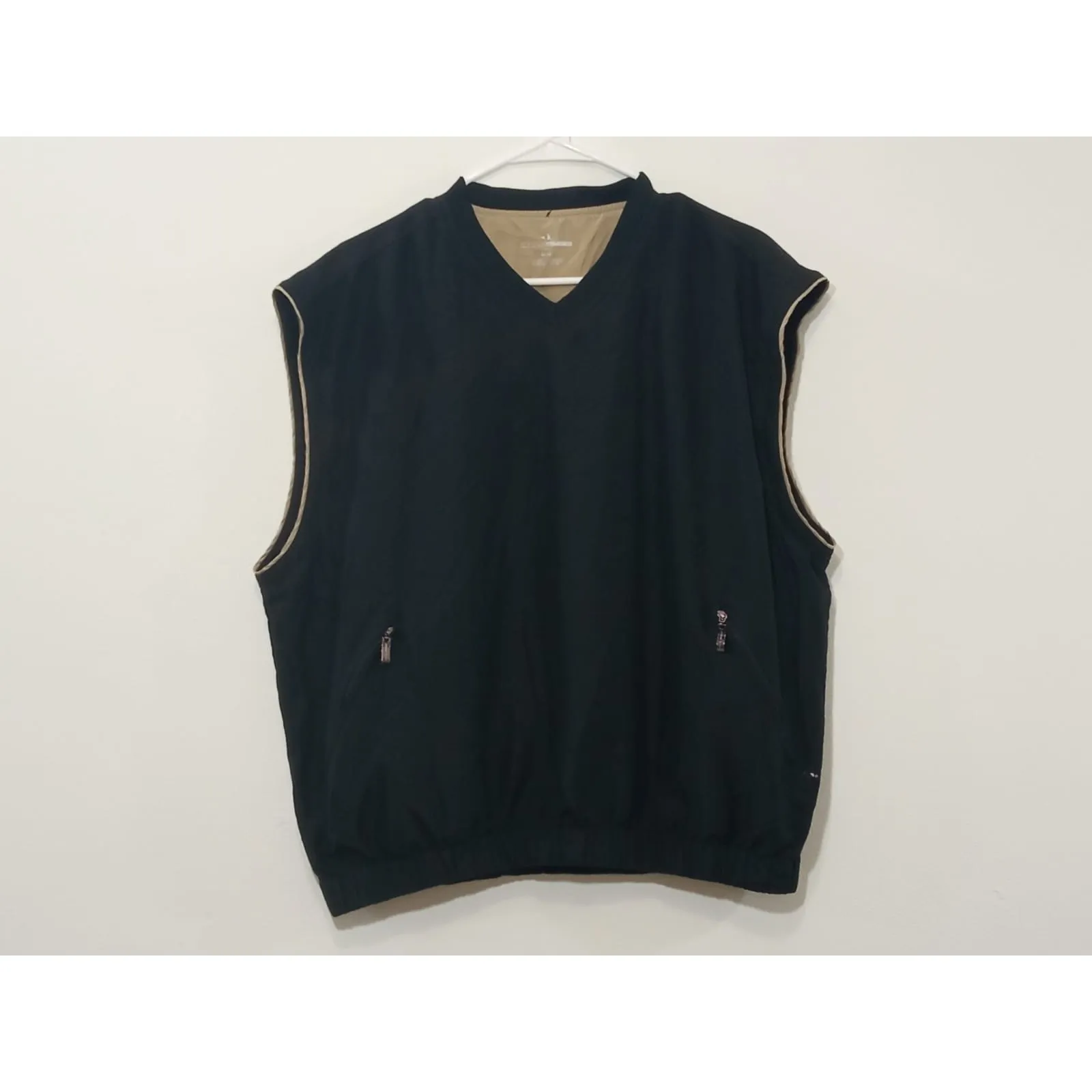 Grand Slam Men's Windbreaker Jacket Removable Zip Off Sleeves Black Size M Size M - Image 7