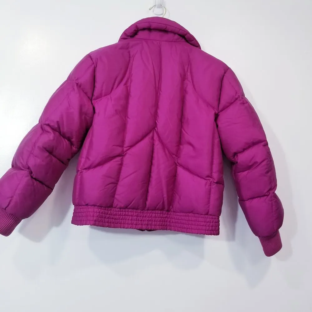 Bogner Fuchsia Goose Down Puffer Ski Winter Jacket Pink Size 10 - Image 5