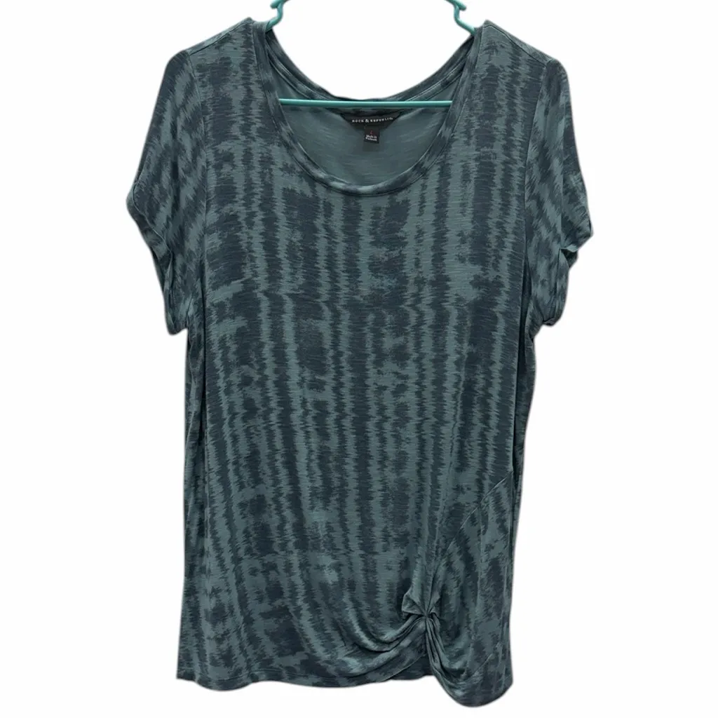 Rock & Republic short sleeved top with a tie knot detail Womens Large - Image 9
