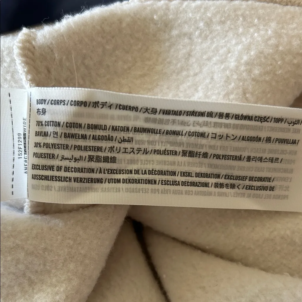 Abercrombie &‎ Fitch Womens Apres Club Oversized Sweatshirt Size Small NWT - Image 11