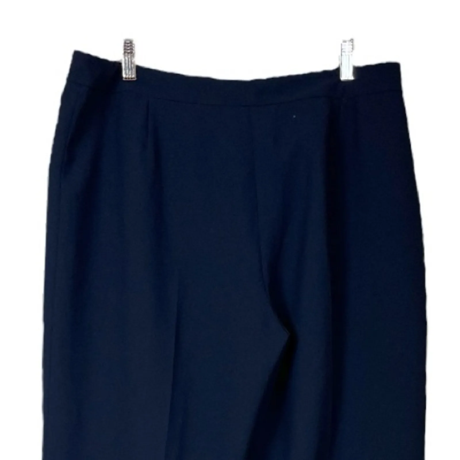 Evan Picone Suit Pants Trousers Black Straight Leg High Rise Women’s Size 14 - Image 5