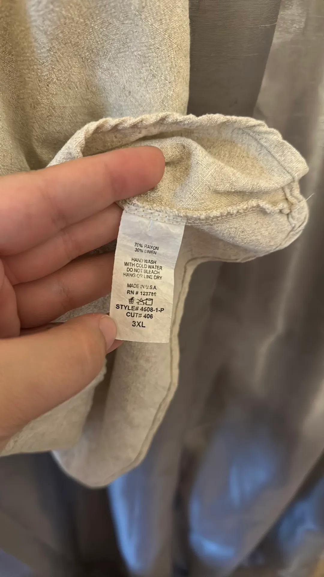 Jolie Dress Tan Size 3X - Image 4