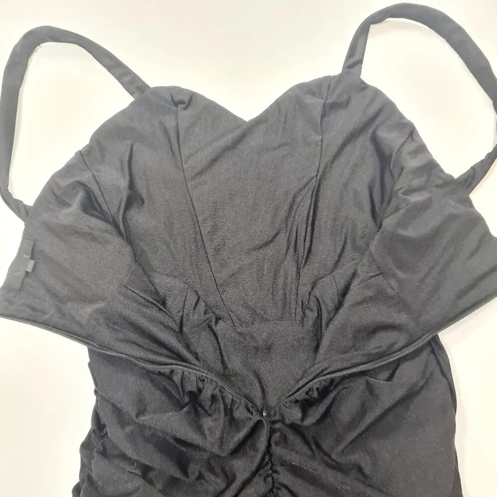 h:ours Miquela Mini Dress in Black Small - Image 8