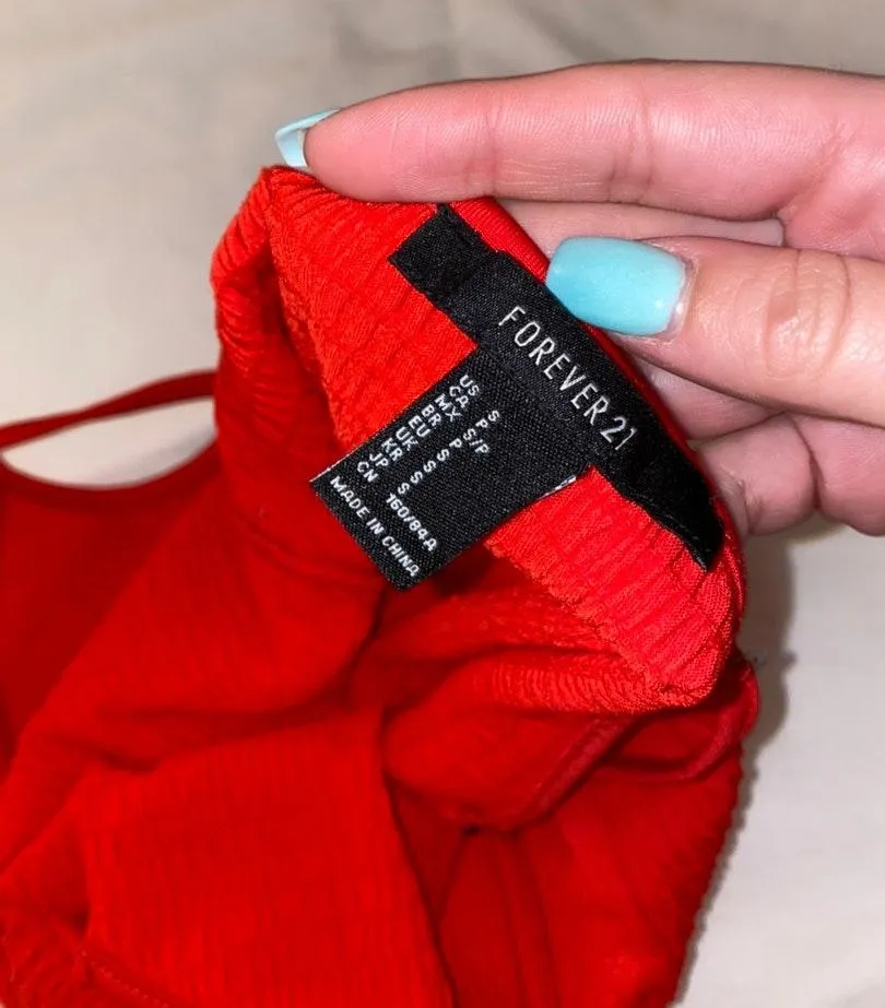 Forever 21 Red Bodysuit - Image 3