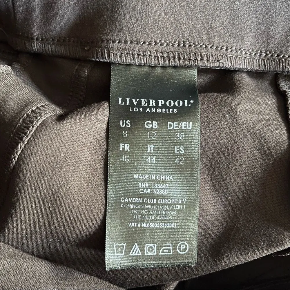 Liverpool Pants Womens 4/27 Pull On Skinny Leg Mid Rise Stretch Knit Ponte - Image 5