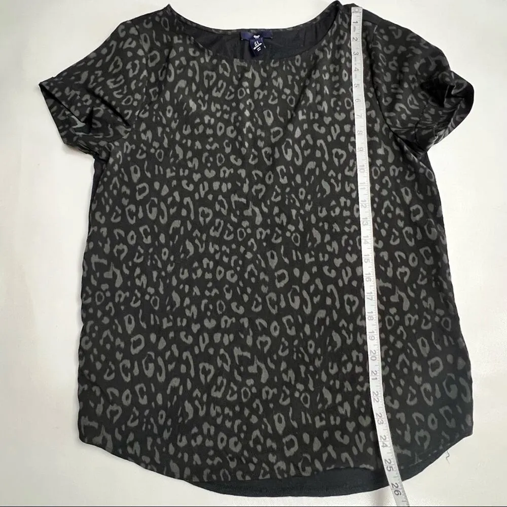 Gap Womens Short Capped Sleeve Blouse  Sz S - Image 4