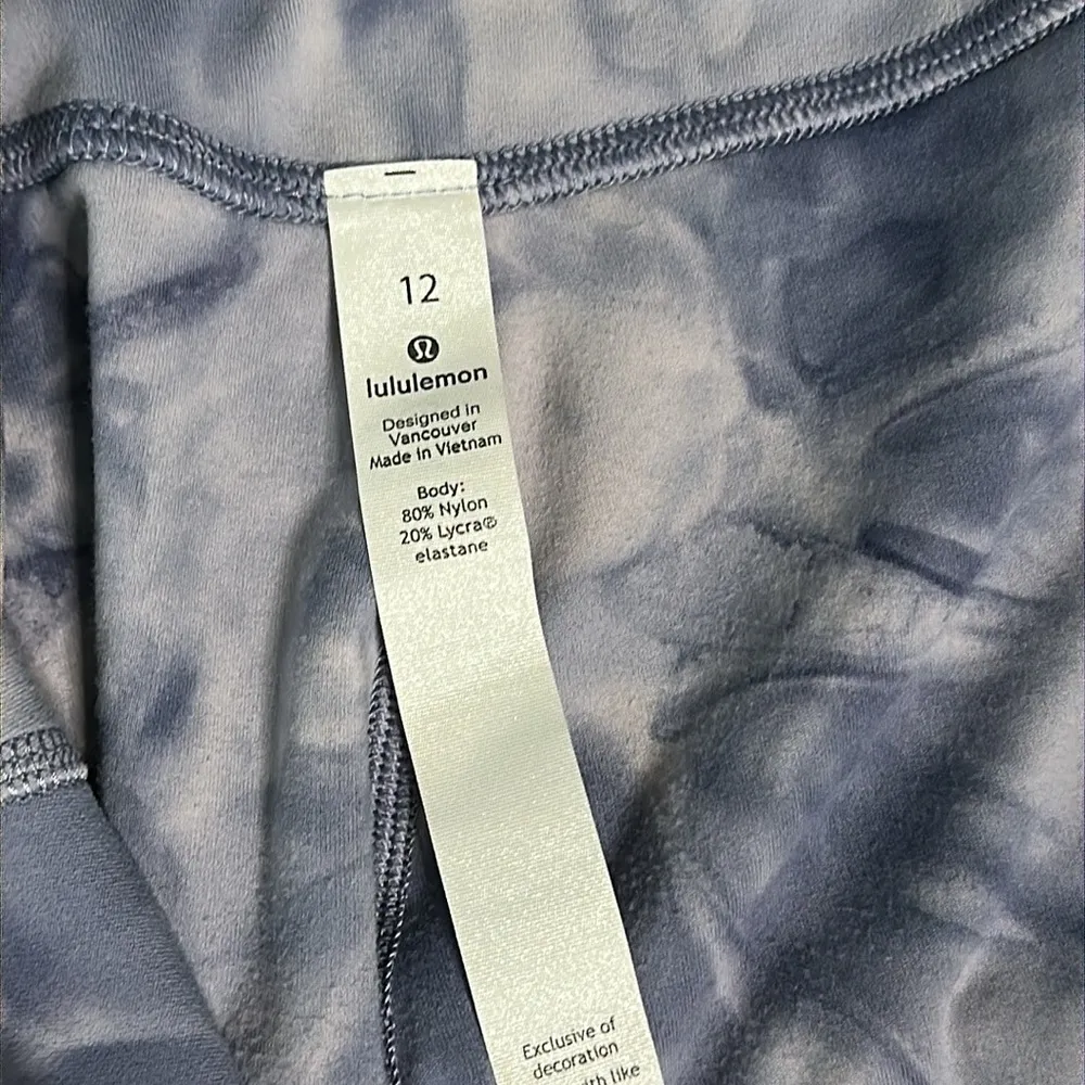 Lululemon Align Pant 25" Diamond Dye Iced Iris Peri Purple High Rise Leggings 12 - Image 13