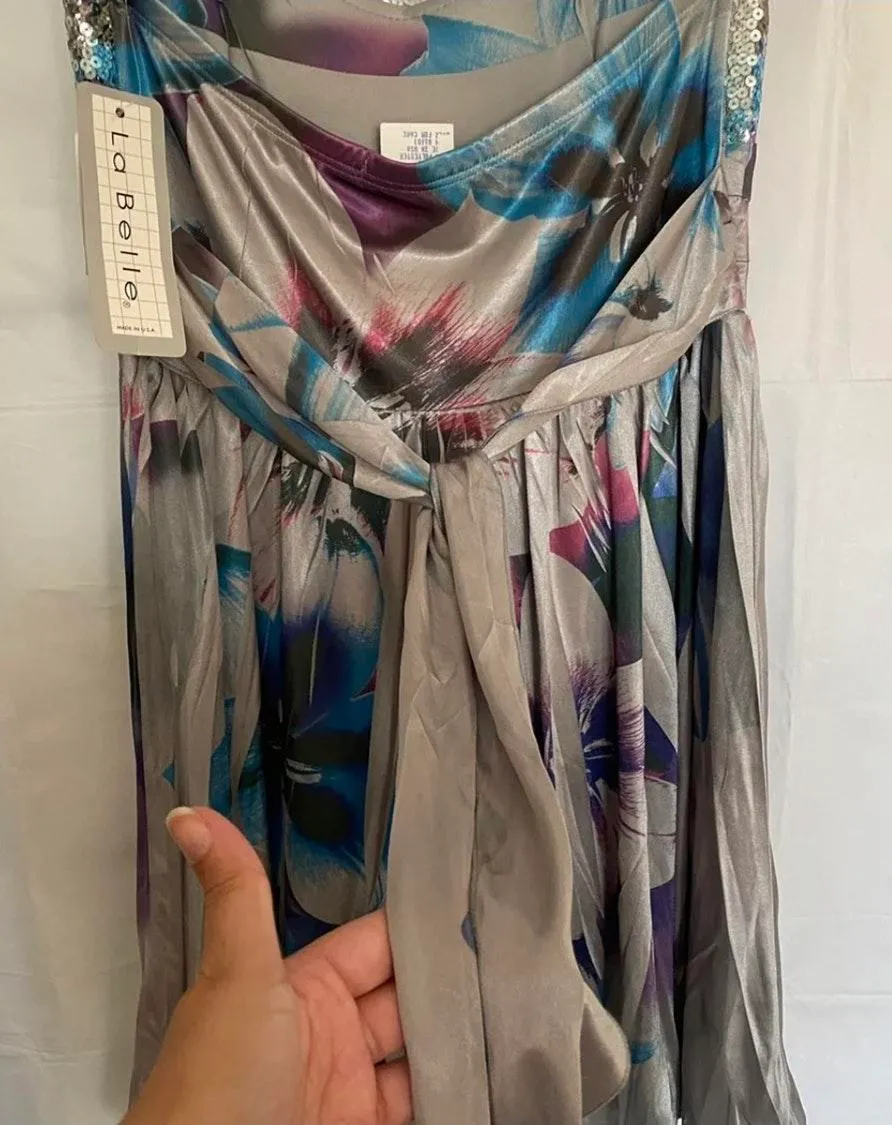 Sequin cocktail dress LA BELLE Womens Multiple - Image 7