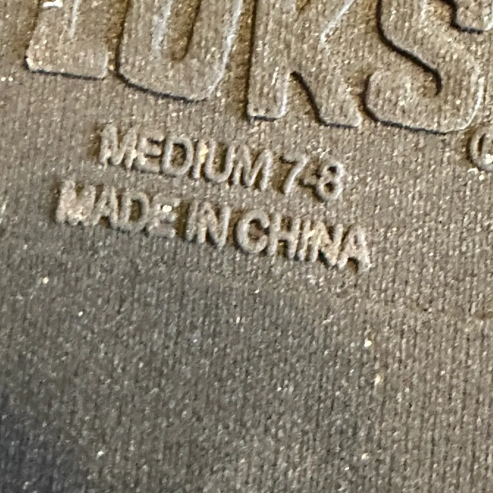 Muk Luks Black and Gray Nordic Knit Slippers Size 7 - Image 5