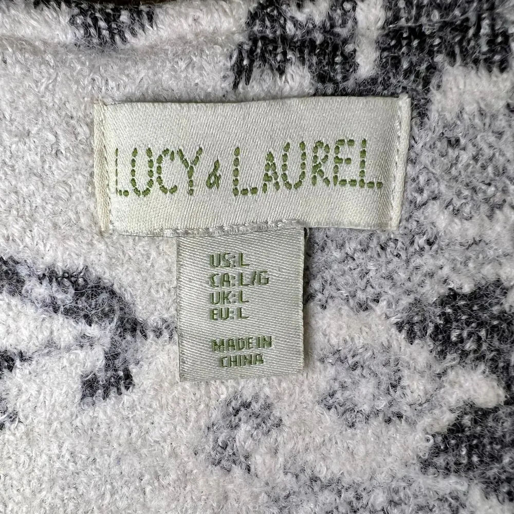 Lucy & Laurel Anthropologie Wool Blend Dress Coat Size L - Image 4