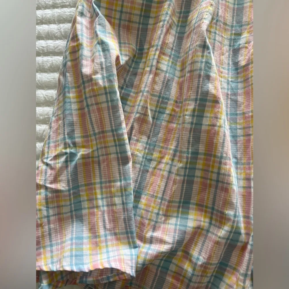 Plaid Midi  Halter Dress - Image 3