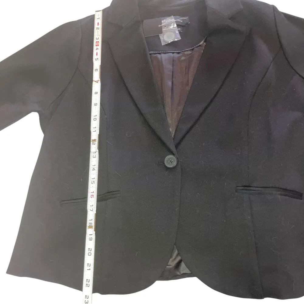 NWT Torrid Studio Soho Premium Ponte Black Stretch Blazer-1x 14-16 - Image 8