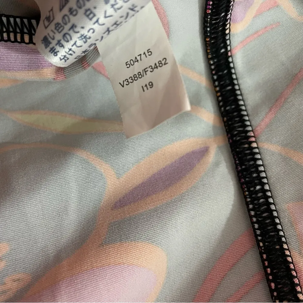 Lands'End  Pink Black Tropical underwire Tankini Swimsuit top 24W DD 24 plus size - Image 8