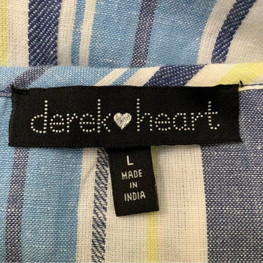 NWOT Derek Heart Women’s Size Large Striped Sleeveless Jumpsuit - Image 10