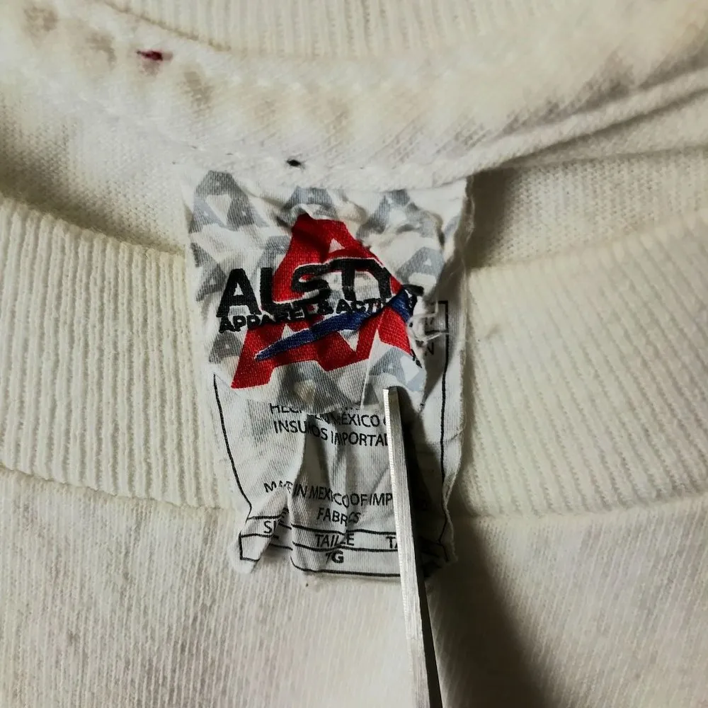 Vintage Y2K Pirate Mazatlan Mexico T Shirt White XL Extra Large Captain Skull - Image 14