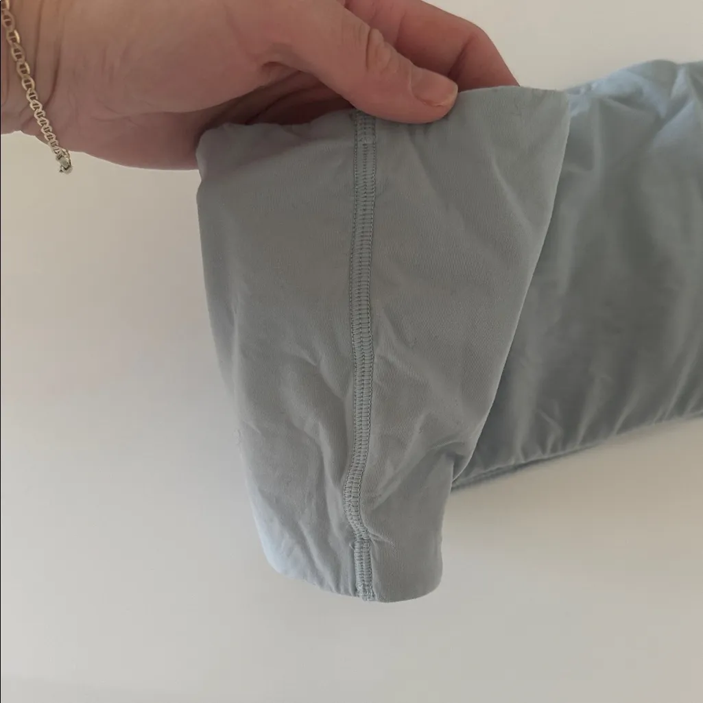 SKIMS Fits Everybody Bandeau super soft in light dusty blue color size large! - Image 4