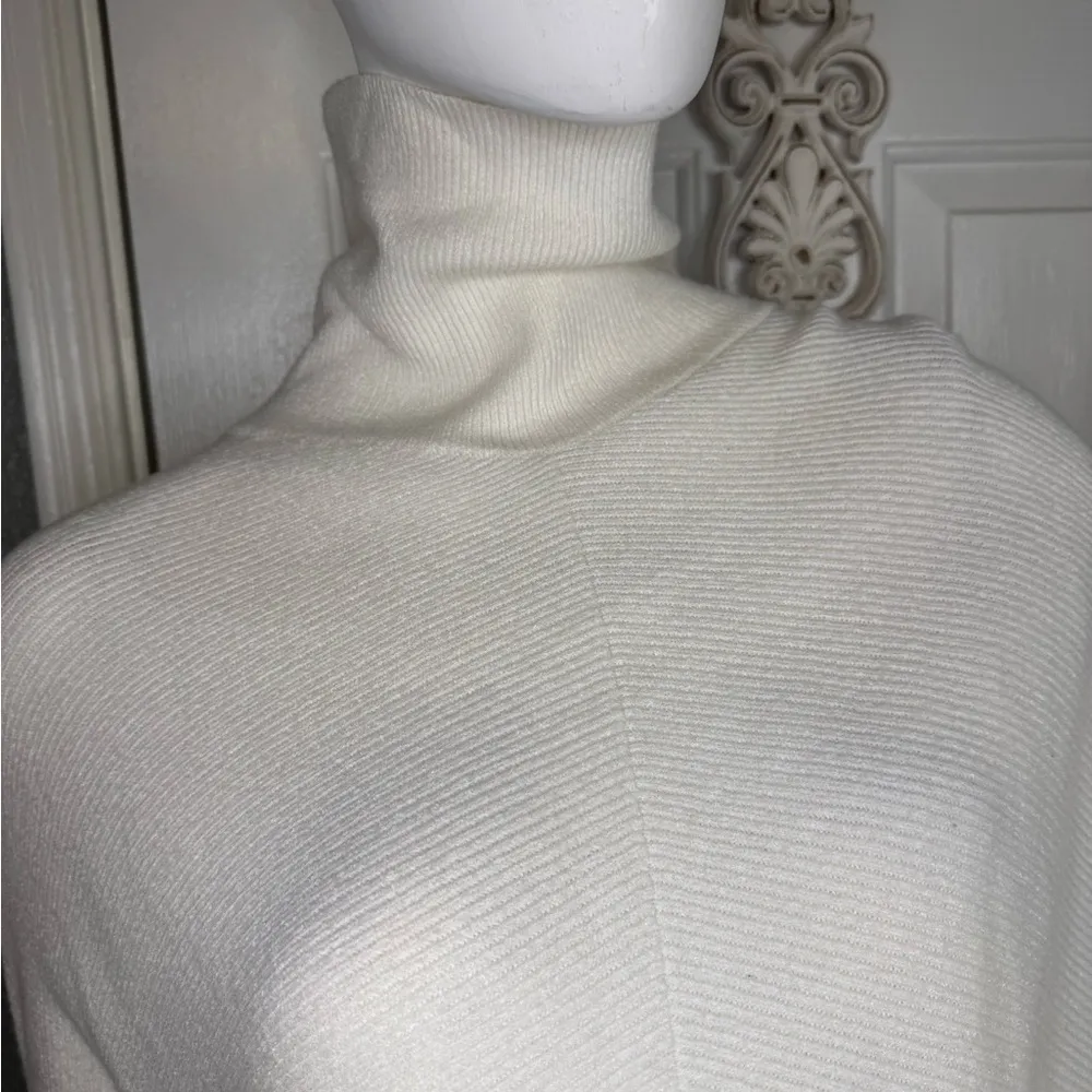 Curvy Cream Turtle neck sweater size extra small oversized. - Image 4