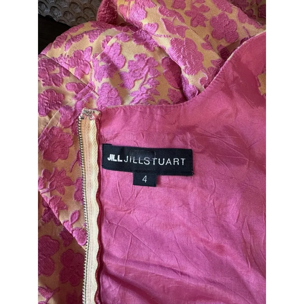 Jill Jill Stuart Sweetheart Fit and Flare Dress Babydoll Pink Womens Size 4 - Image 10