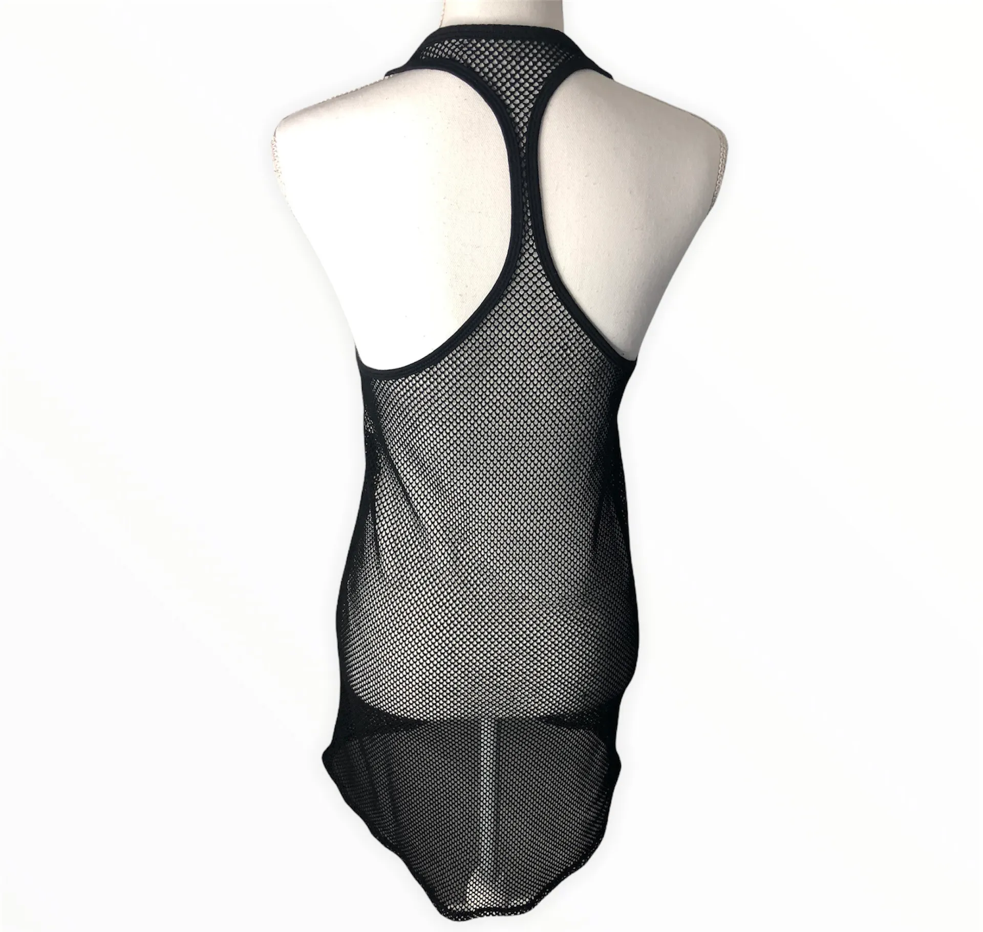 Sheer Mesh Coverup Dress - Image 5