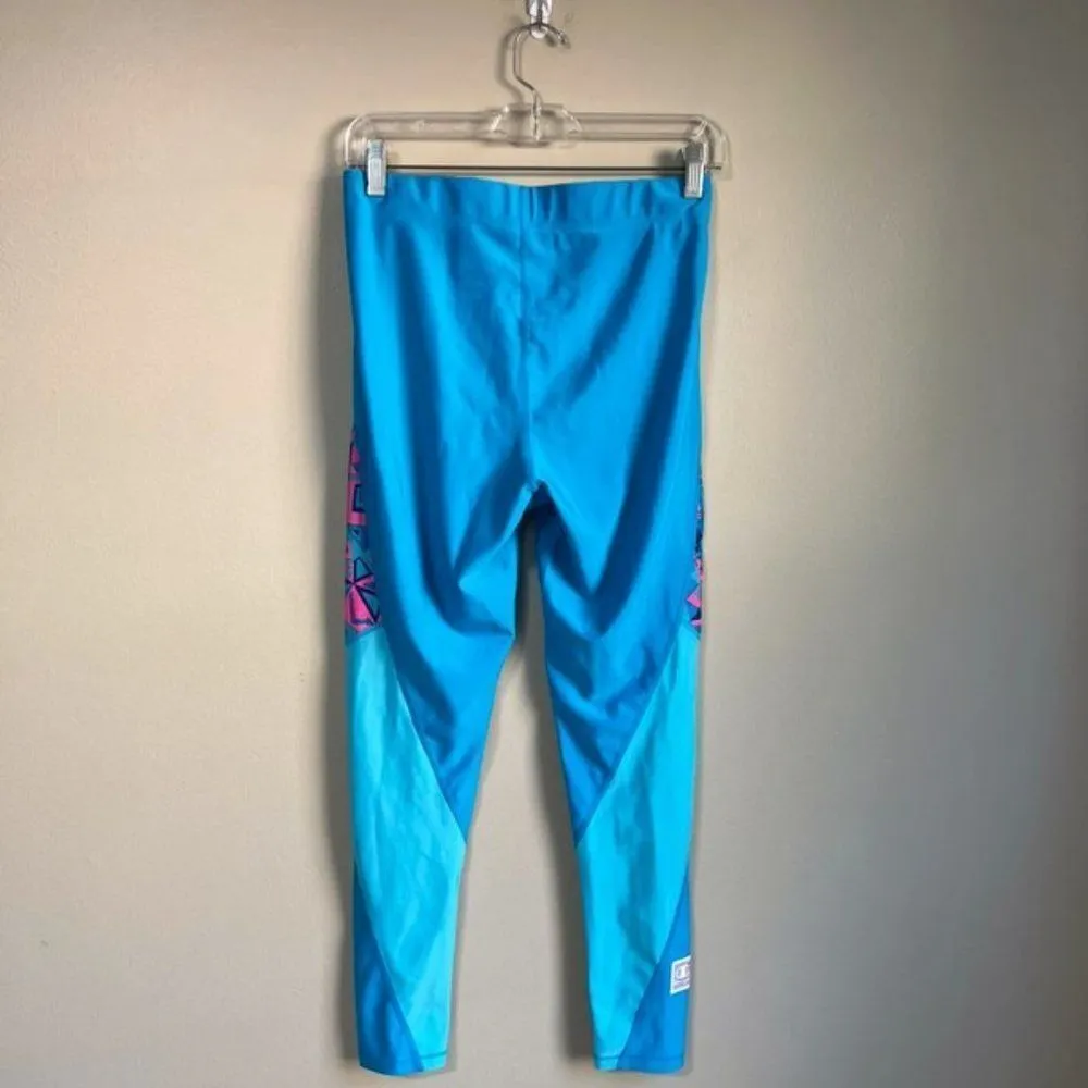 Champion medium retro mtv blue leggings - Image 10
