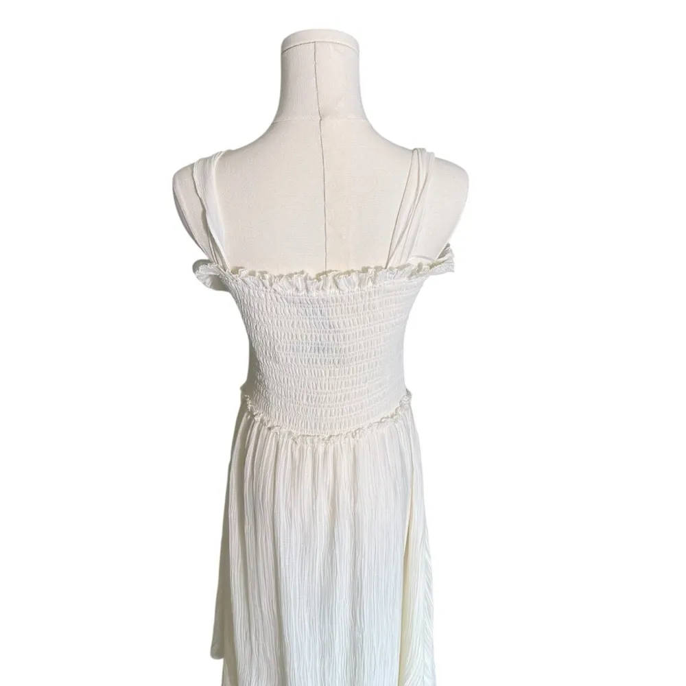 RAMY BROOK - NWT Luella Pleated Chiffon Handkerchief Midi Dress Sz M - Image 6
