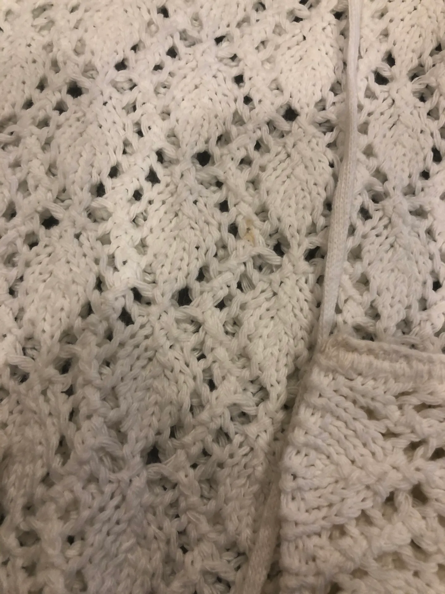 Crocheted Shirt White Size M - Image 3