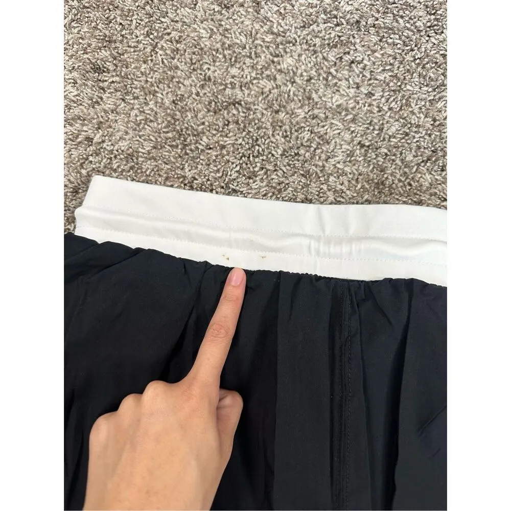 free people movement Day Dream 2-In-1 Shorts flowy athletic shorts black/white S - Image 11