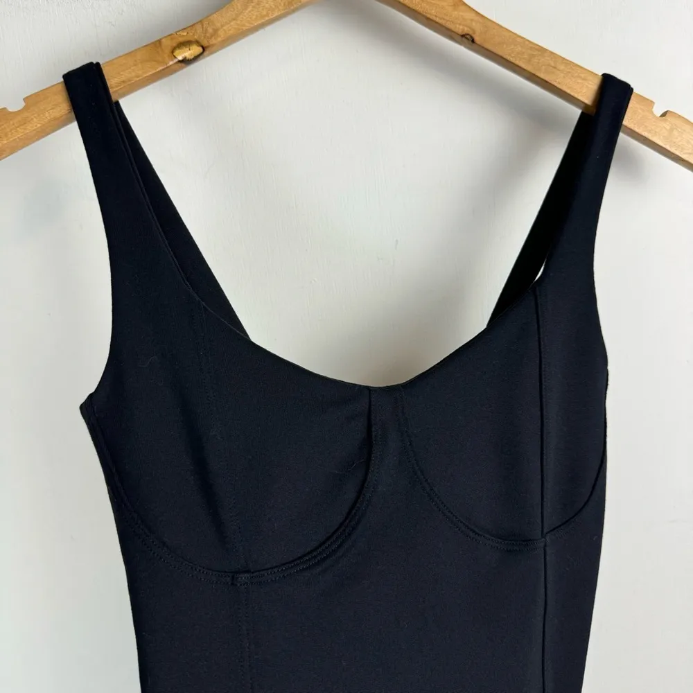 Abercrombie & Fitch Corset Bodysuit Sz XS Black Soft Collection - Image 7