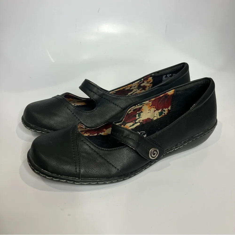 Soft style by hush puppies black leather‎ mary Jane Shoes size 8.5 - Image 4