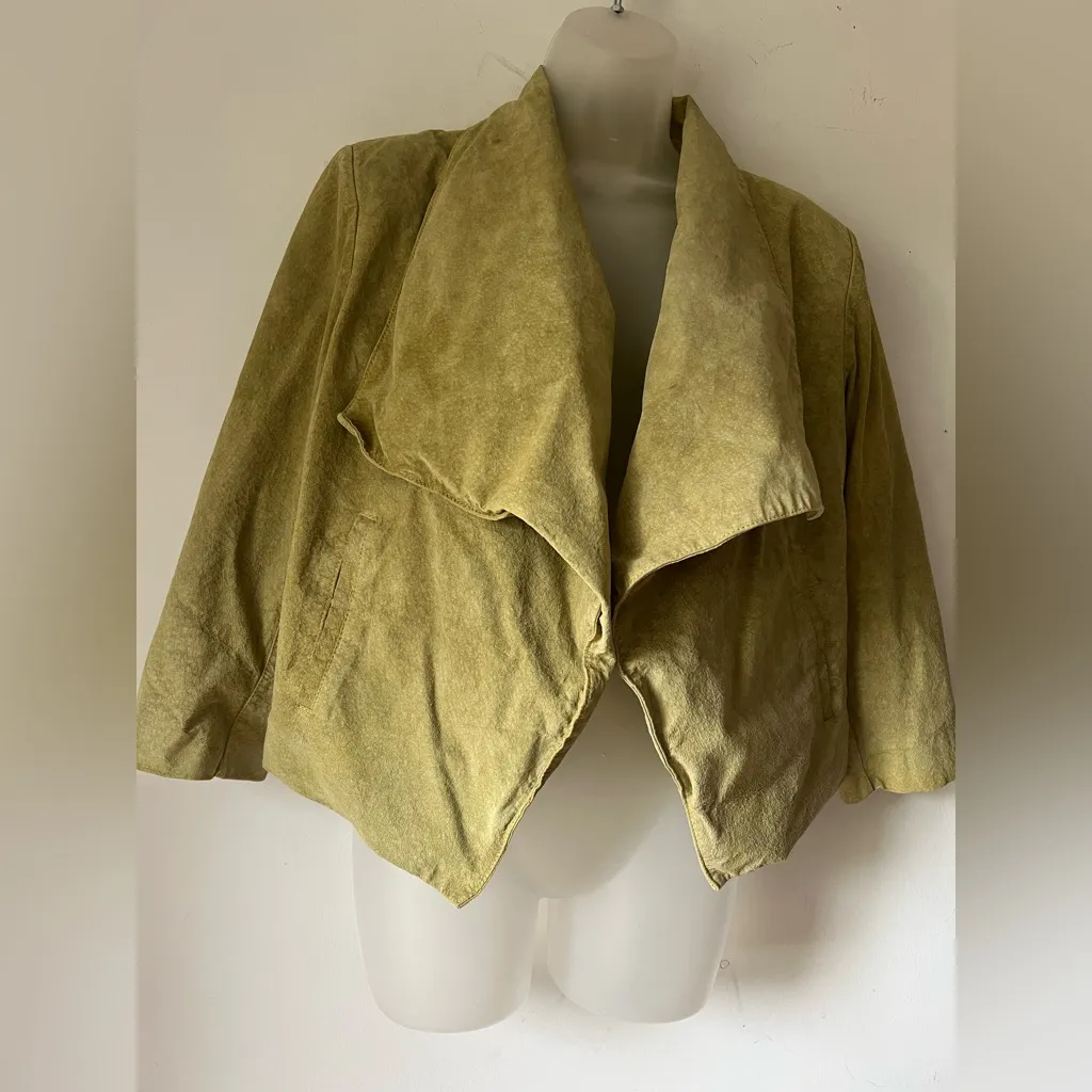 Neiman Marcus Exclusive Women’s Size L Genuine Suede Leather Drape - Image 9