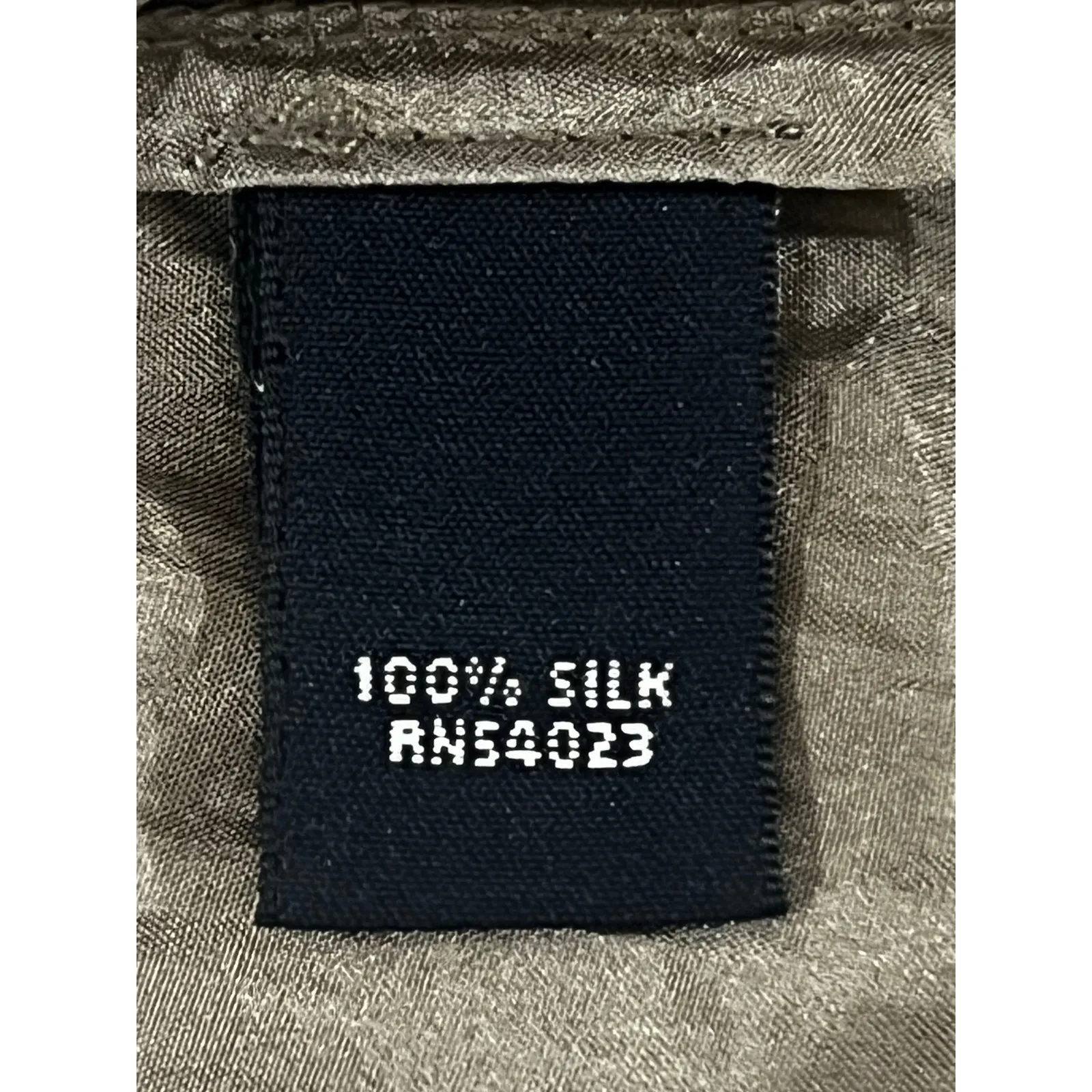 Banana Republic Petite Small Brown Silk Button Down Shirt Long Sleeve Career - Image 6